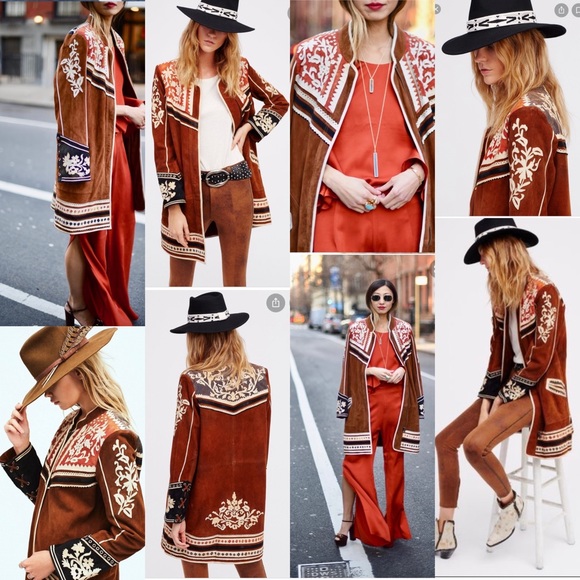 Free People Cavalier Suede Coat Small, Extremely Rare - Picture 1 of 16